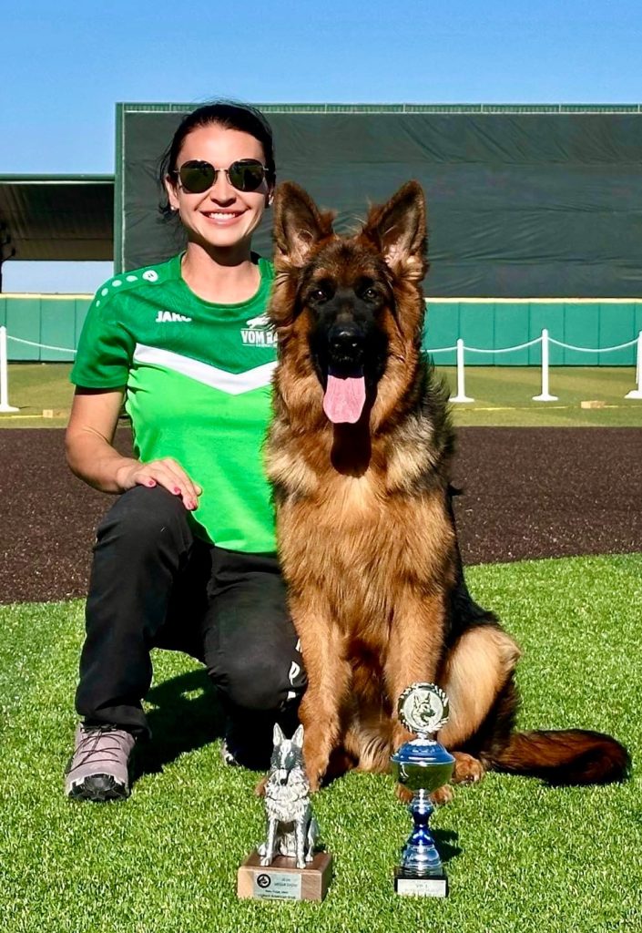 VP3 Ostap Vom Ragnar 
Born: 1/11/2018

Sire:  SG1 Dusti-Hoss Vom Team Falvavolgyi, IPO1
Dam: SG1 Jovana Vom Team Panoniansee, IPO1